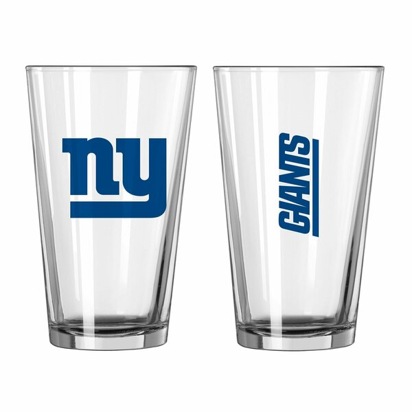Logo Brands New York Giants 16oz Gameday Pint Glass 621-G16P-1